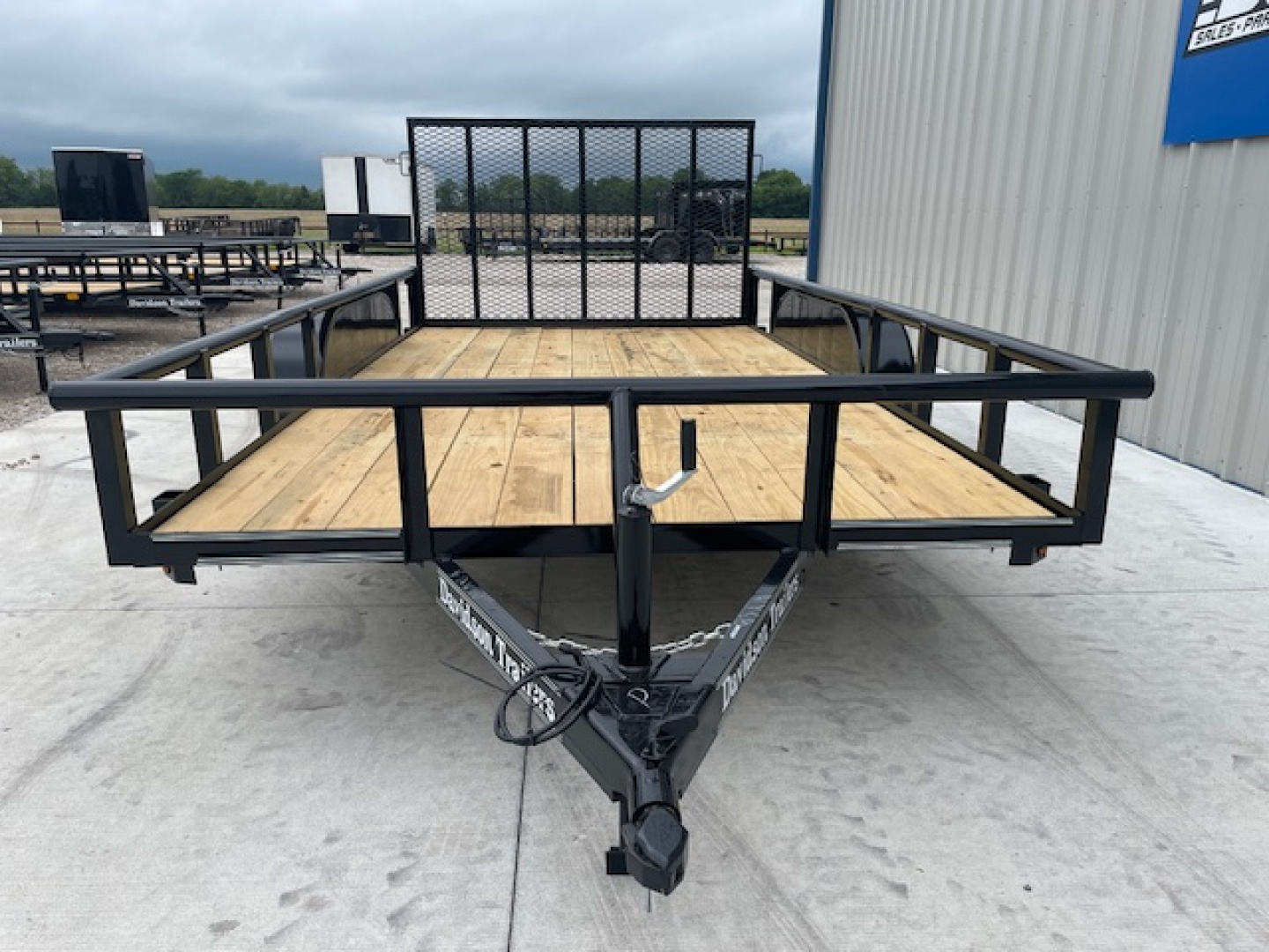 New 2026 DAVIDSON 83X14 TANDEM AXLE PIPE TOP UTILITY W/4' GATE