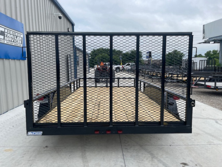 New 2026 DAVIDSON 83X14 TANDEM AXLE PIPE TOP UTILITY W/4' GATE