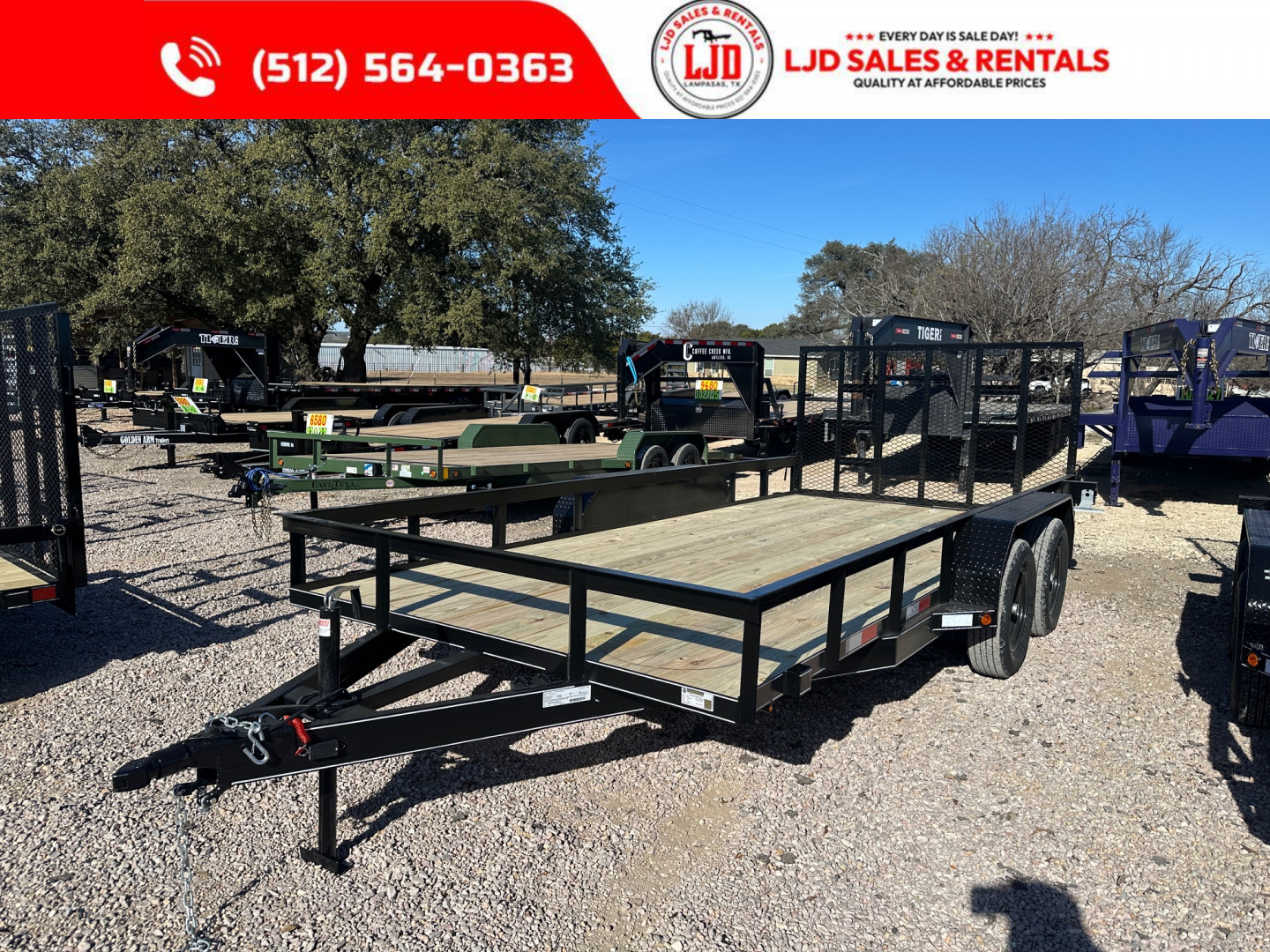 New 2026 Lacosta - 77 x 14 - Utility Trailer
