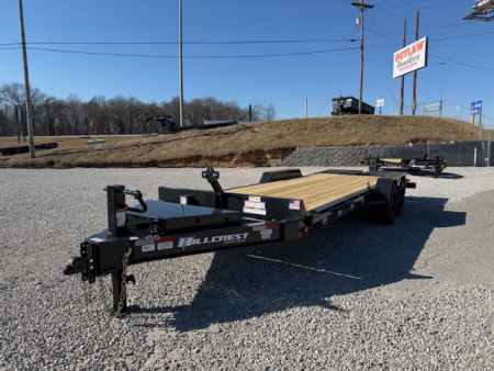 New 2026 Hillcrest Trailers 19+3 17.6k GVWR Equipment Trailer