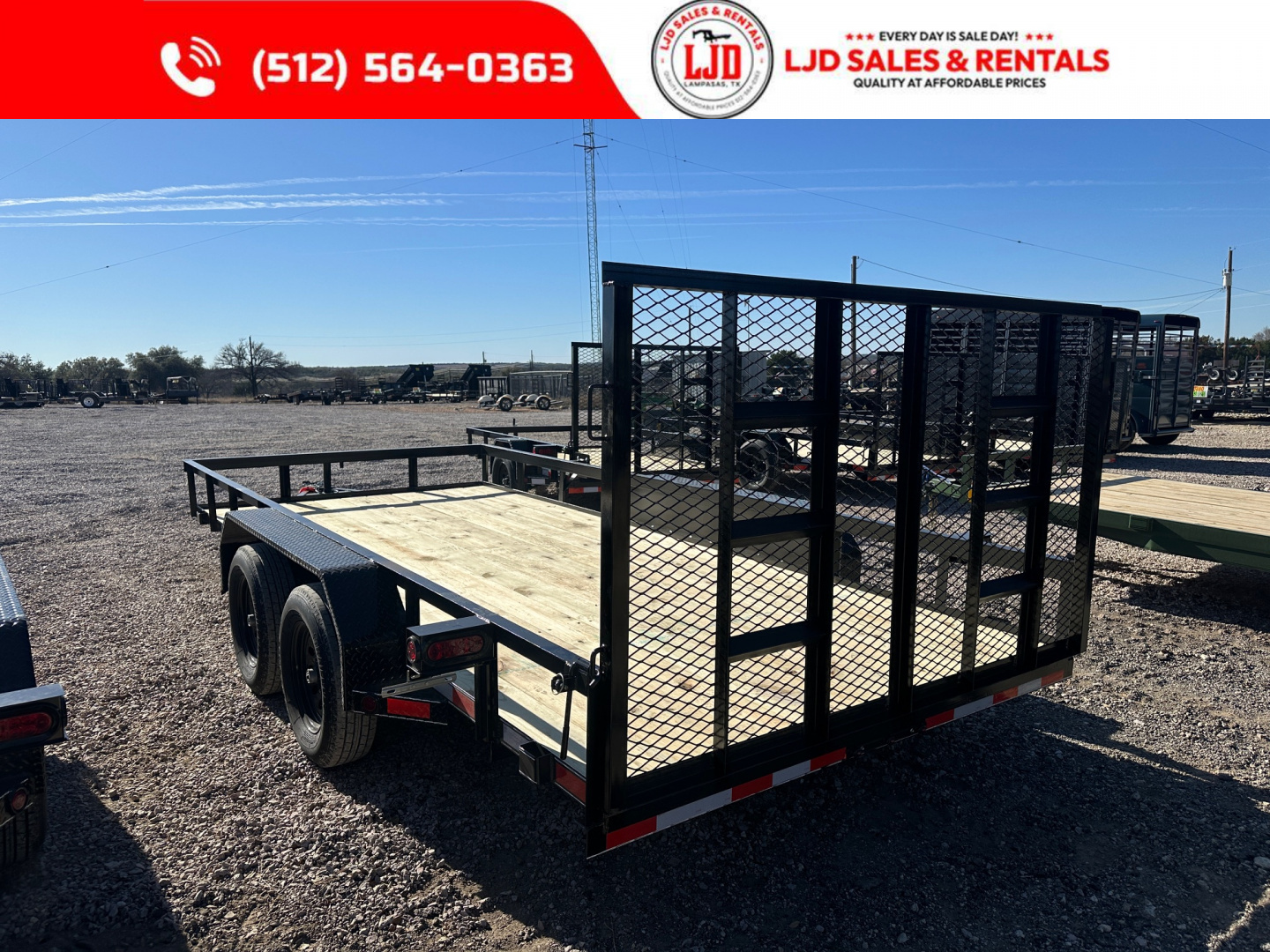 New 2026 Lacosta - 77 x 16 - Utility Trailer