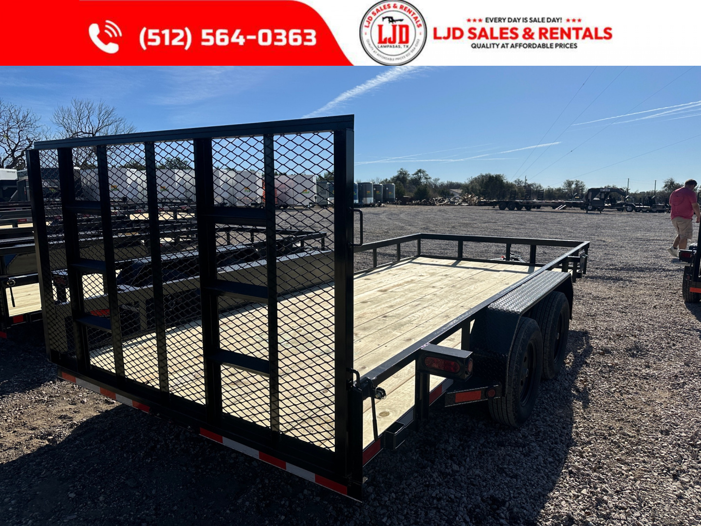 New 2026 Lacosta - 77 x 16 - Utility Trailer