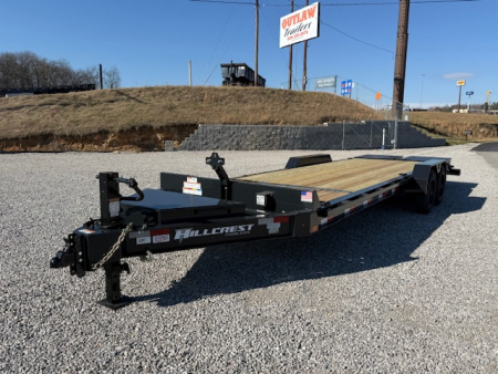 New 2026 Hillcrest Trailers 21+3 17.6k GVWR Equipment Trailer