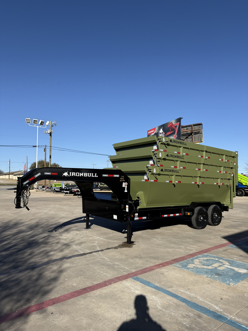 New 2026 Norstar DBG 83x16 Dump Trailer W/3 Bins