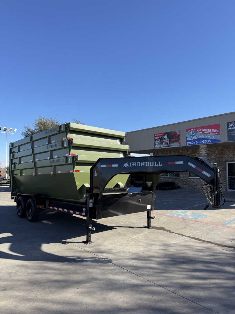 New 2026 Norstar DBG 83x16 Dump Trailer W/3 Bins