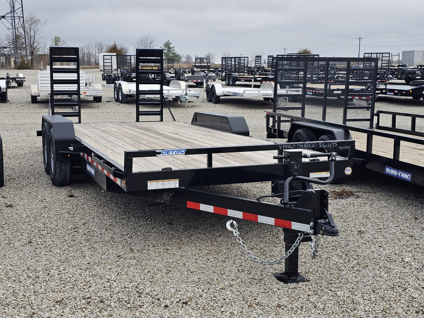 New 2025 Sure-Trac 7' x 20' (18+2) 14K Equipment Trailer