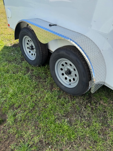 New 2026 Diamond Trailers 7X14TA WHITE Cargo / Enclosed Trailer