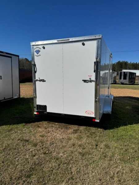 New 2026 Diamond Trailers 7X14TA WHITE Cargo / Enclosed Trailer