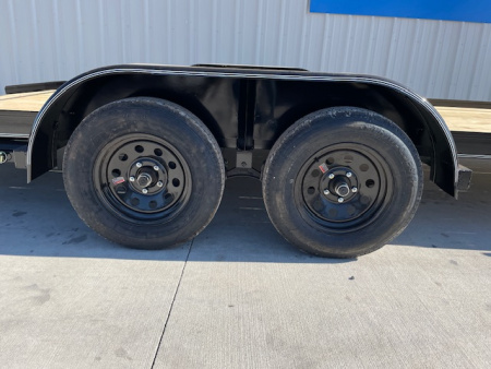 New 2026 DAVIDSON 83X20 CAR HAULER W/ PO RAMPS, WOOD FLOOR, 2' WOOD DOVE, TANDEM (2)3500#AXLES