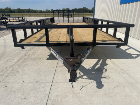 New 2026 DAVIDSON 83X20 TANDEM (2)AXLE PIPE TOP UTILITY W/36" GATE, 2' DOVETAIL