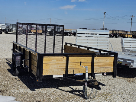 New 2026 Sure-Trac 7 x 12 3K Idler Tube Top Three Board High Side Utility Trailer