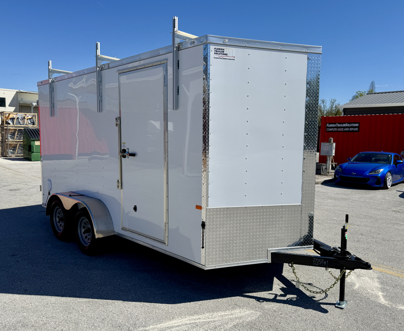 New 2026 Rock Solid Cargo 7x14 Double Door Enclosed Cargo / Enclosed Trailer