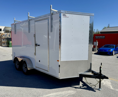 New 2026 Rock Solid Cargo 7x14 Double Door Enclosed Cargo / Enclosed Trailer