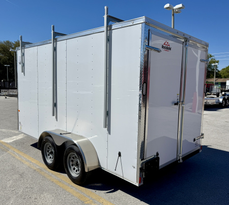 New 2026 Rock Solid Cargo 7x14 Double Door Enclosed Cargo / Enclosed Trailer