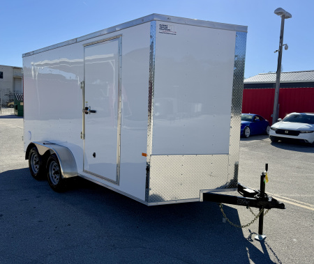 New 2026 Rock Solid Cargo 7x14 Double Rear Door 7K Cargo / Enclosed Trailer