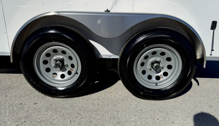 New 2026 Rock Solid Cargo 6x12 7K Double Rear Doors Cargo / Enclosed Trailer