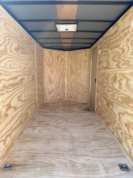 New 2026 Rock Solid Cargo 6x12 7K Double Rear Doors Cargo / Enclosed Trailer