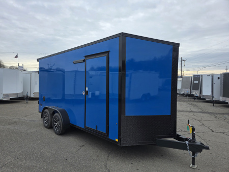 New 2026 Pace American JV SE 7X16 7K - BLK OUT Cargo / Enclosed Trailer