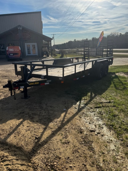 New 2025 Long Run Trailers 7X20 14K PIPE TOP Utility Trailer
