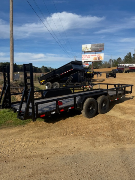 New 2025 Long Run Trailers 7X20 14K PIPE TOP Utility Trailer