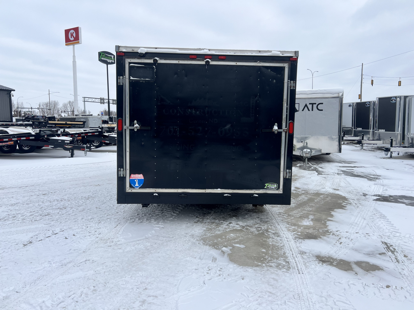 Used 2012 Interstate Cargo 8.5x20 plus v Cargo / Enclosed Trailer