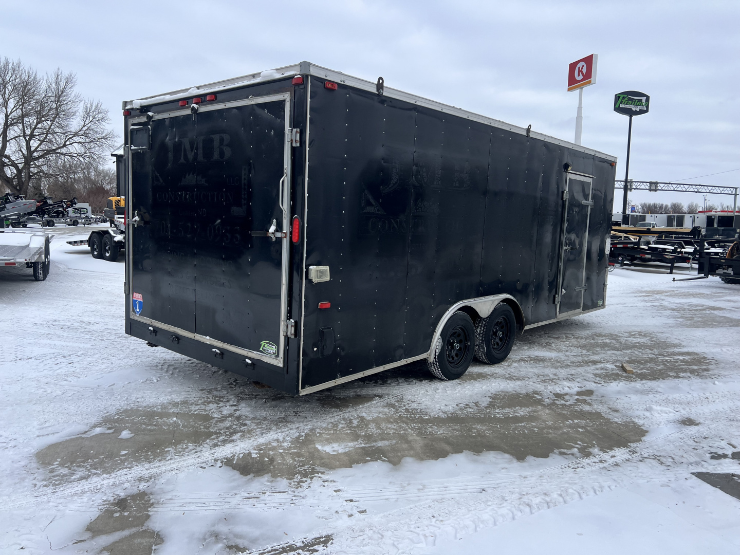 Used 2012 Interstate Cargo 8.5x20 plus v Cargo / Enclosed Trailer