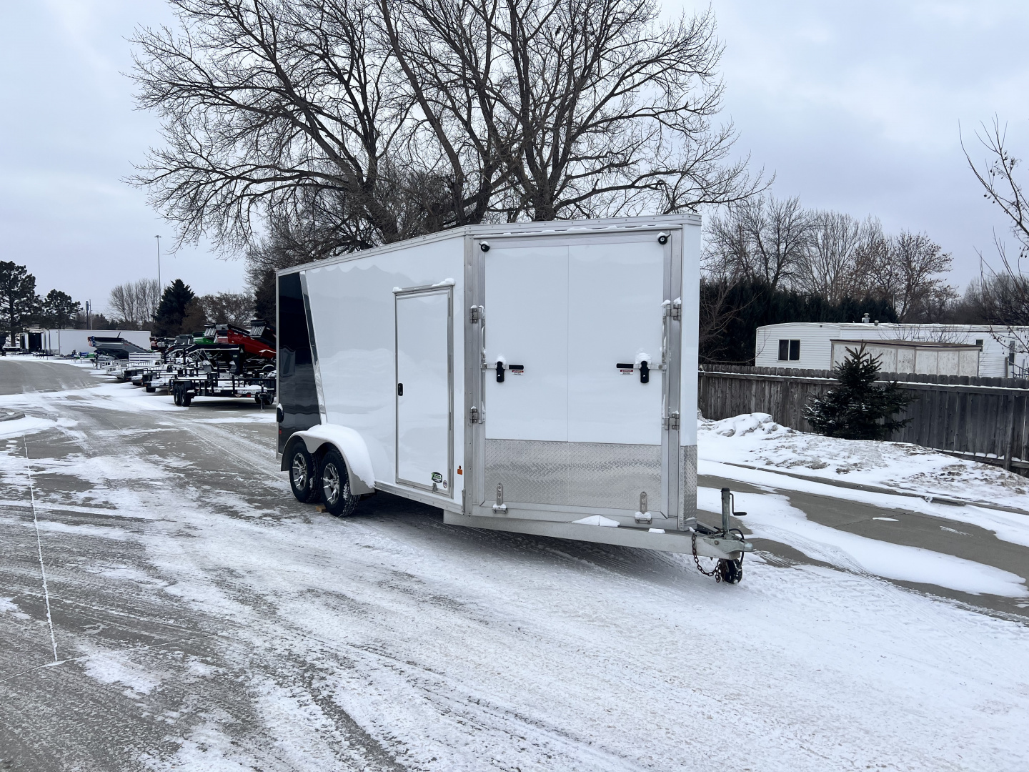 Used 2016 E-Z Hauler 7x19 Cargo / Enclosed Trailer