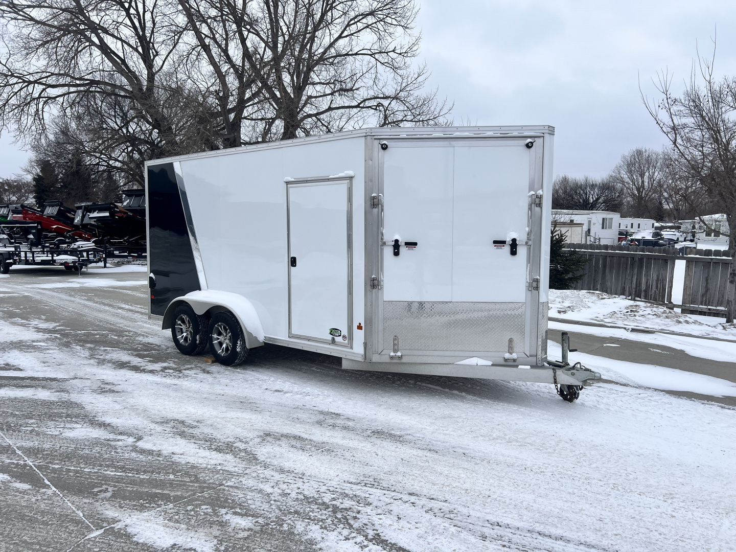 Used 2016 E-Z Hauler 7x19 Cargo / Enclosed Trailer
