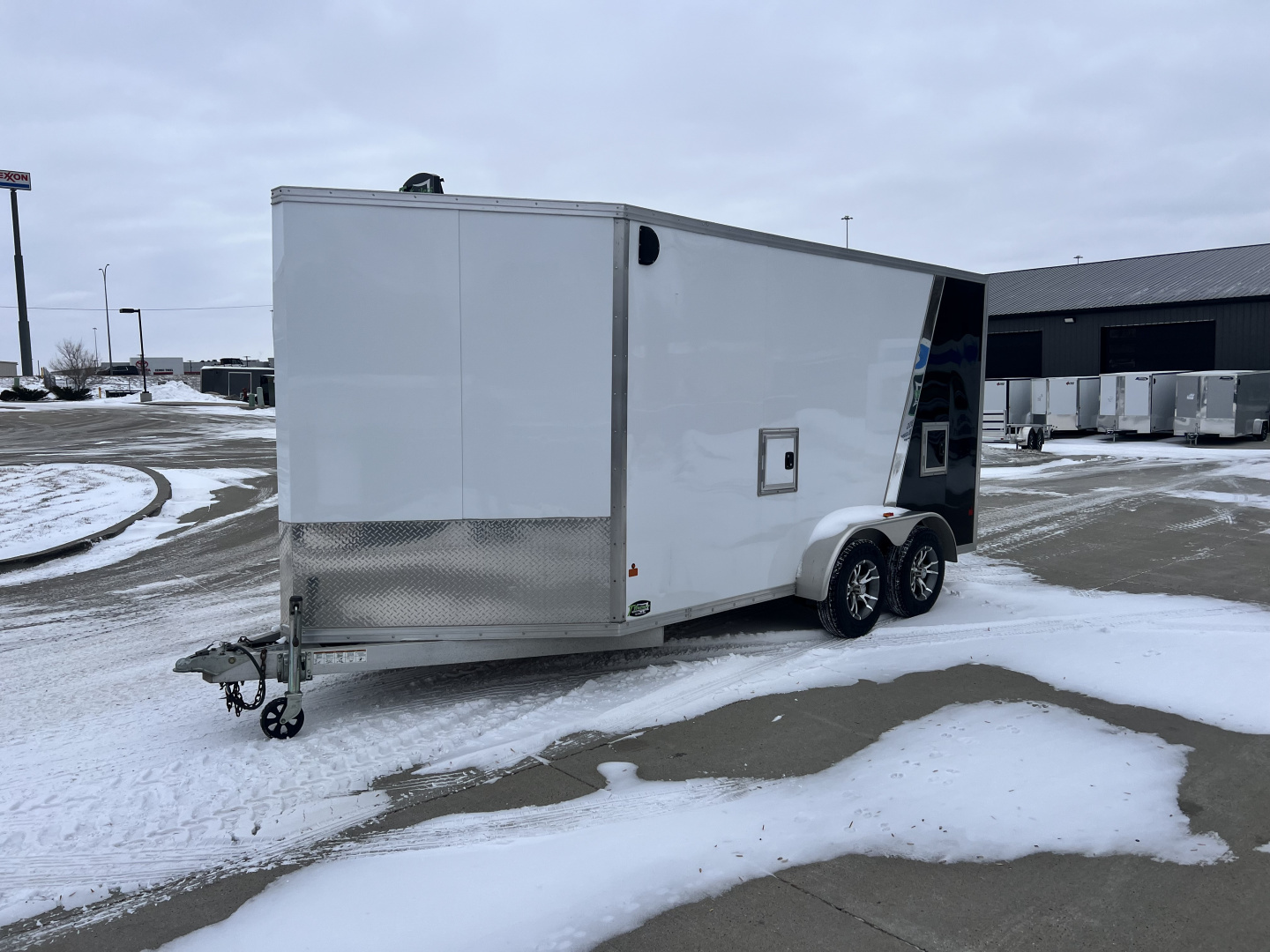 Used 2016 E-Z Hauler 7x19 Cargo / Enclosed Trailer