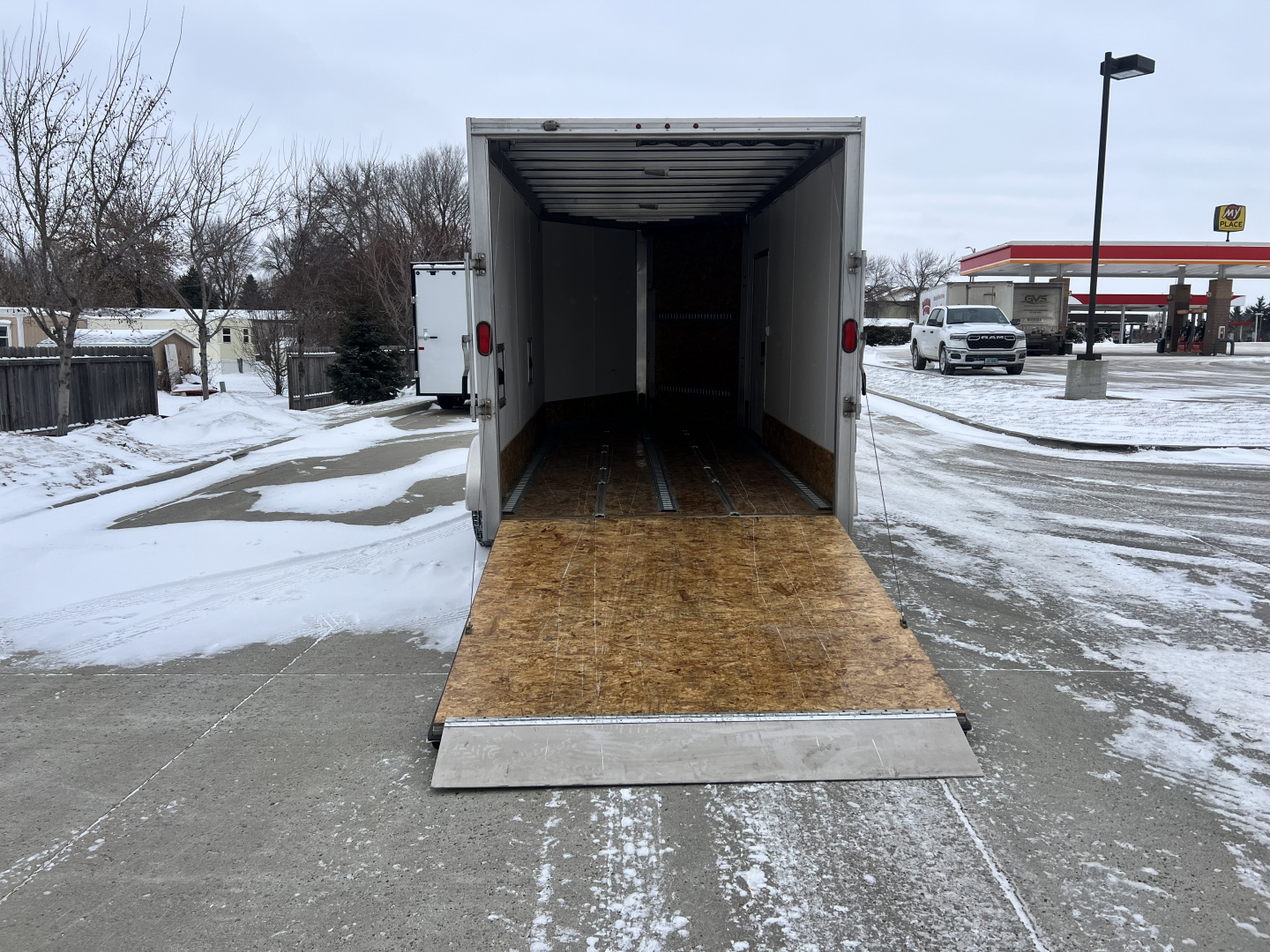 Used 2016 E-Z Hauler 7x19 Cargo / Enclosed Trailer