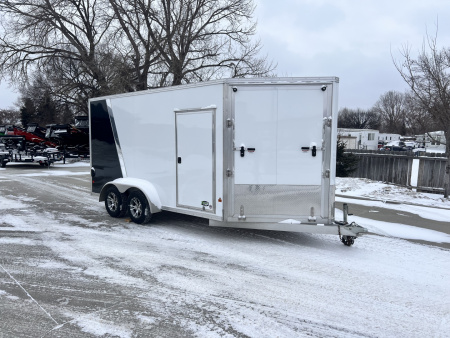 Used 2016 E-Z Hauler 7x19 Cargo / Enclosed Trailer