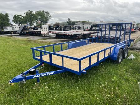 New 2026 Master Tow 6.10X16 7K Tube Top Utility Trailer