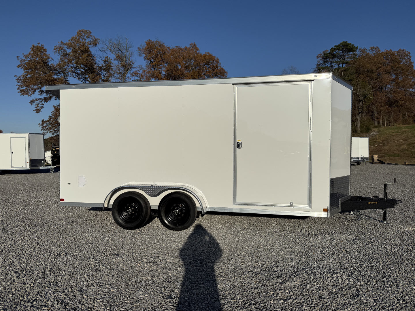 New 2026 Covered Wagon Trailers 7X16 TA2 POLY 7' REAR SPOILER Cargo / Enclosed Trailer