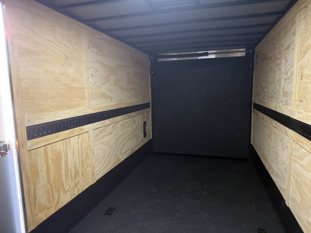 New 2026 Covered Wagon Trailers 7X16 TA2 POLY 7' REAR SPOILER Cargo / Enclosed Trailer