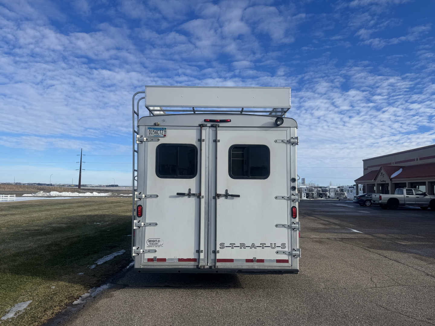 Used 2004 Bison Trailers 4H LQ Stratus Horse Trailer