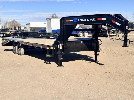 New 2026 Load Trail 8.5-25 Single Wheel Gooseneck Deckover Equipment Hauler 15.6K GVWR
