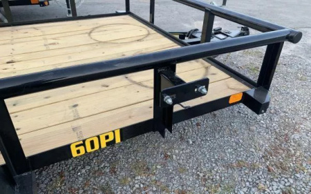 New 2026 Big Tex 60PI 77" x 12 Tandem Axle Square Top Utility Trailer