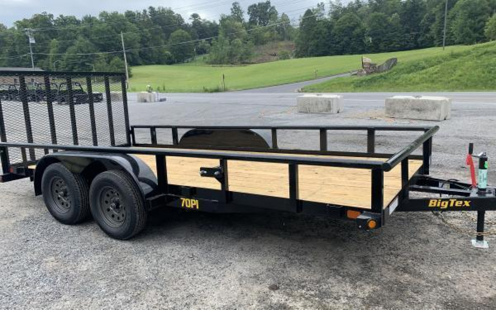 New Big Tex Trailers 70PI-X 83" x 16 Tandem Axle Square Top Utility Trailer
