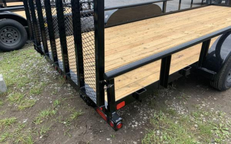 New Big Tex Trailers 70PI-X 83" x 16 Tandem Axle Square Top Utility Trailer