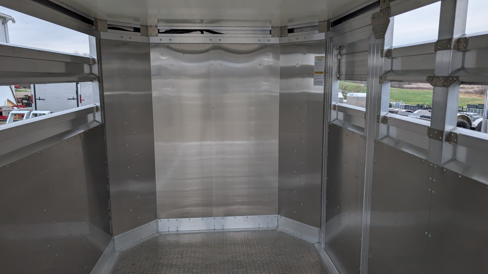 New 2027 EBY 16' Bumper Pull '38 SPECIAL Aluminum Stock Trailer (6'6" H)