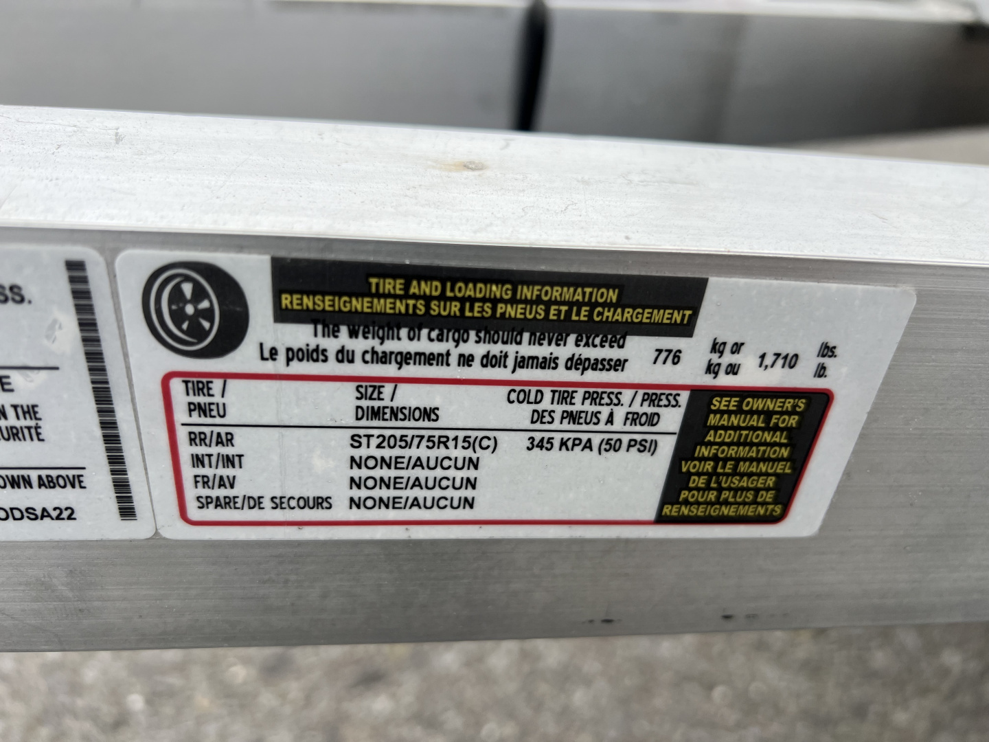 New 2026 Legend Trailers 5x8 2.2K Open Deluxe Utility Trailer