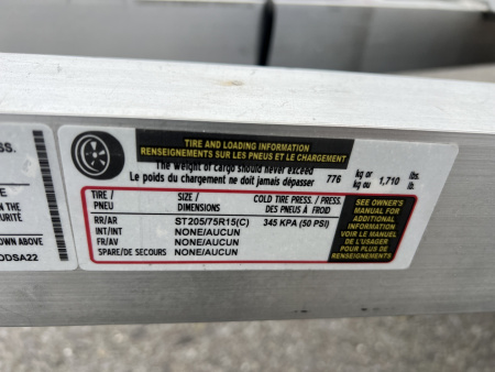 New 2026 Legend Trailers 5x8 2.2K Open Deluxe Utility Trailer