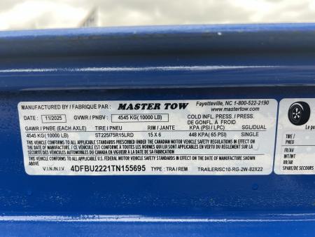 New 2026 Master Tow 7X22 10K Landscape Trailer
