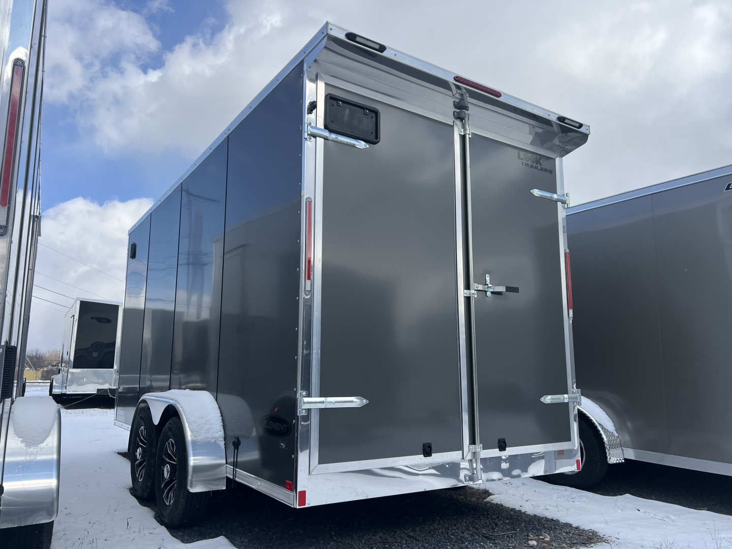 New 2025 Look Trailers 7X16 10K Element SE BARN DOOR Cargo / Enclosed Trailer