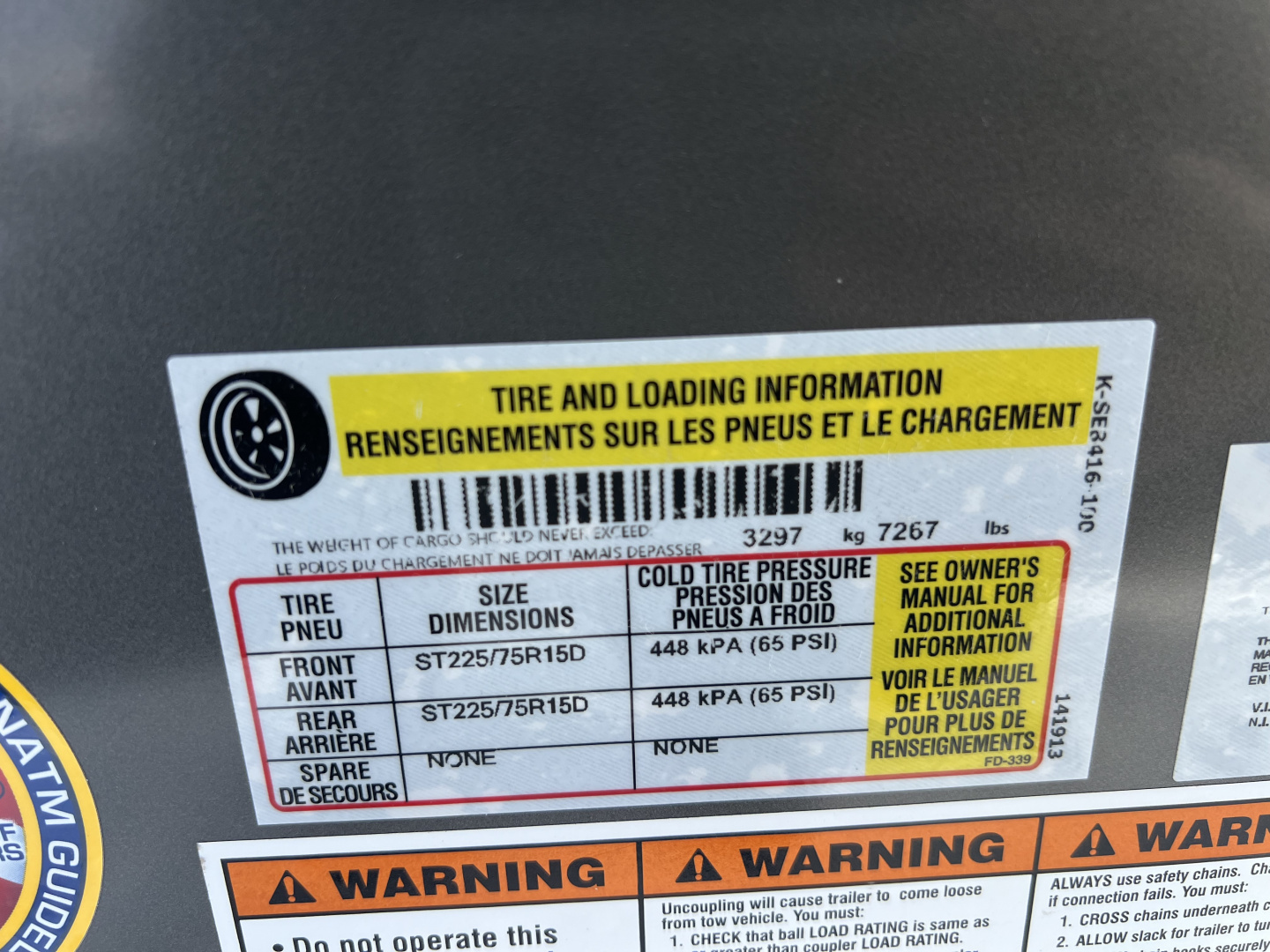 New 2025 Look Trailers 7X16 10K Element SE BARN DOOR Cargo / Enclosed Trailer