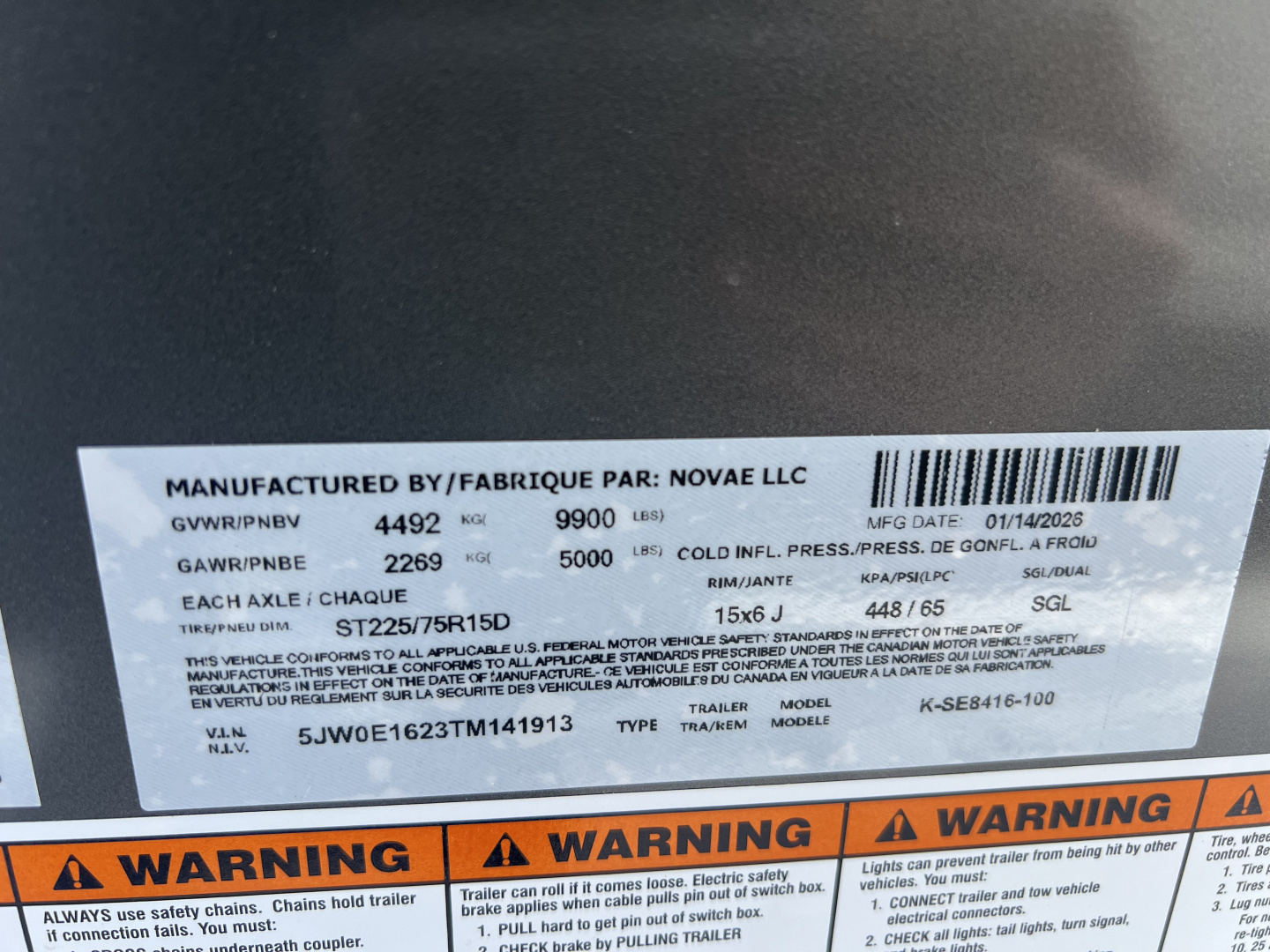 New 2025 Look Trailers 7X16 10K Element SE BARN DOOR Cargo / Enclosed Trailer