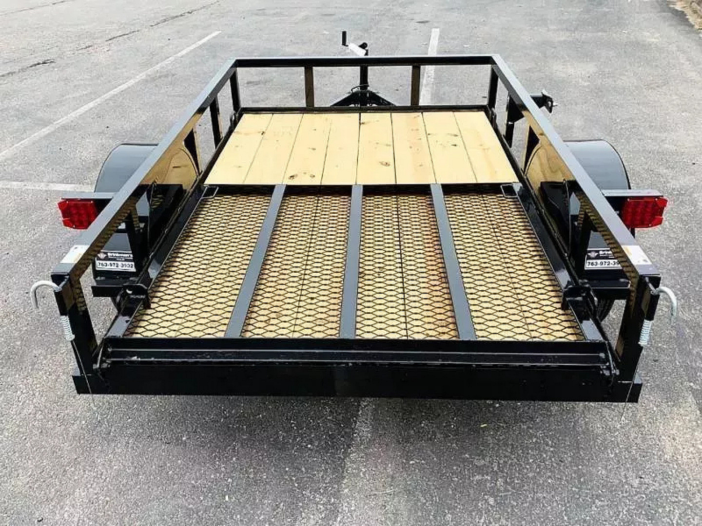 Top Hat Ramp Spring New Top Quality Top Hat 60x8 Open Utility Trailer - Rear Ramp! for sale ...