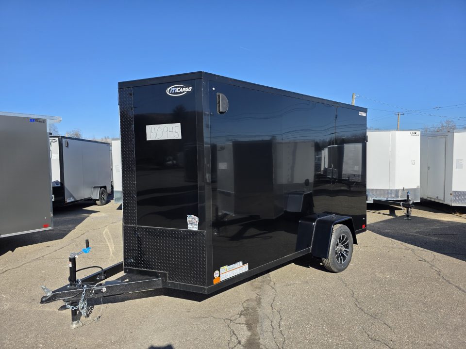 New 2026 ITI Cargo XE 6X12 - BRAKES - BLK OUT Cargo / Enclosed Trailer