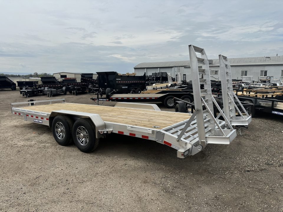 New 2026 Sure-Trac 7X22 (20+2) 14K ALUM Equipment Trailer