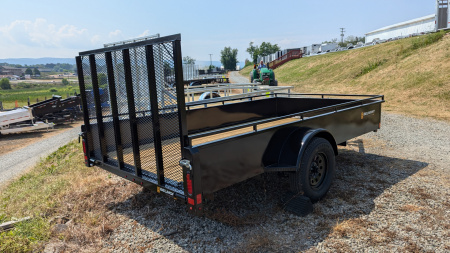 New 2026 Belmont 5x10 Solid Side Utility Trailer w/ Lay Flat Gate